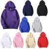 Women Casual Solid Color Hooded Pocket Long Sleeve Pullover Sweatshirt Mens Pullover Hoodie with Pocket