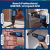 Bosch GSB 185 LI Electric Drill Профессиональная литий-ионная ударная дрель 18 В может предупреждать о низком заряде аккумулятора и неисправностях инструмента.