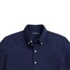 Polo Ralph Lauren SS23 Однотонная однобортная рубашка поло Мужские рубашки темно-синего цвета MNPOWOV1N820308-410