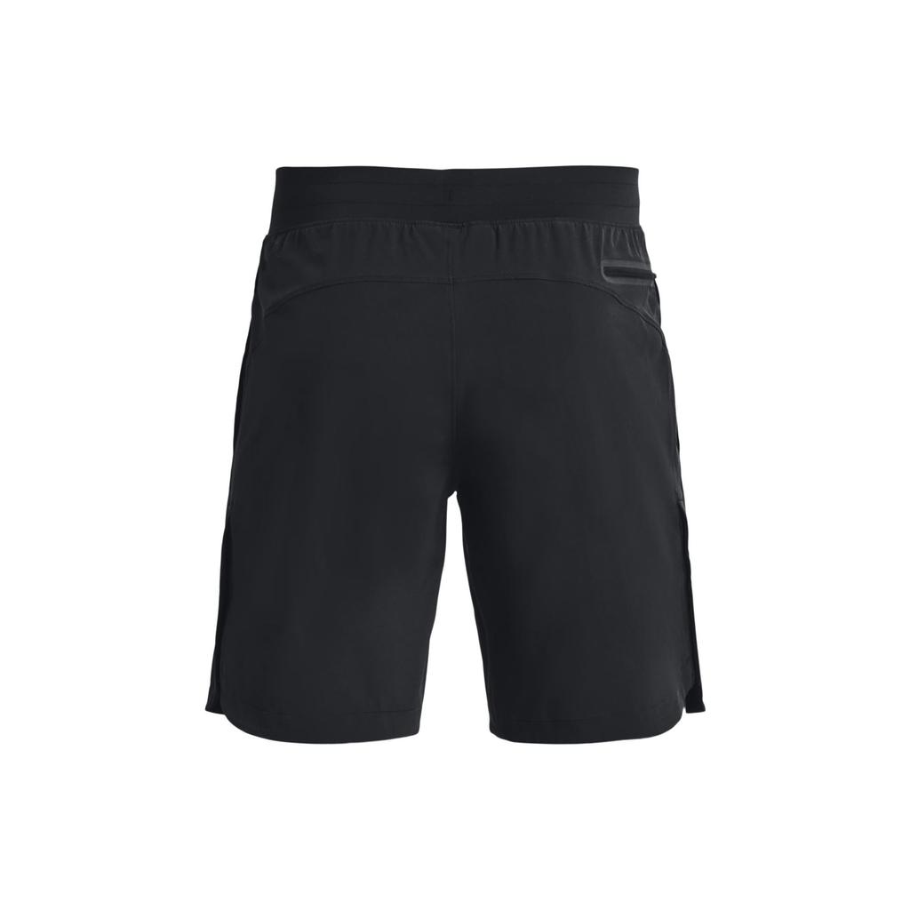 Under Armour Однотонные шорты с принтом логотипа на шнурке Мужские Брюки Черный 1361616-002