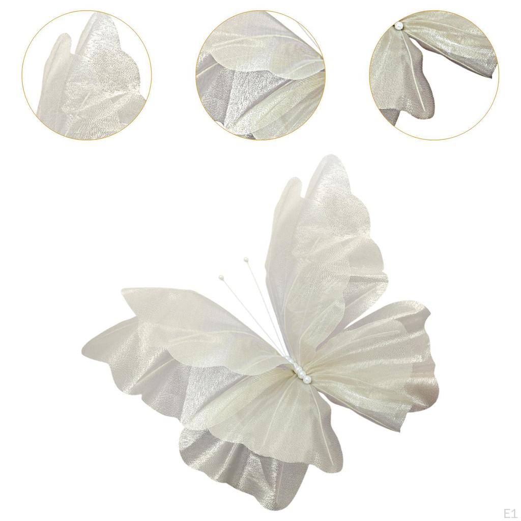 Искусственная бабочка, поддельная сетка, украшения для вечеринок, настенный декор, свадебный декор для свадьбы