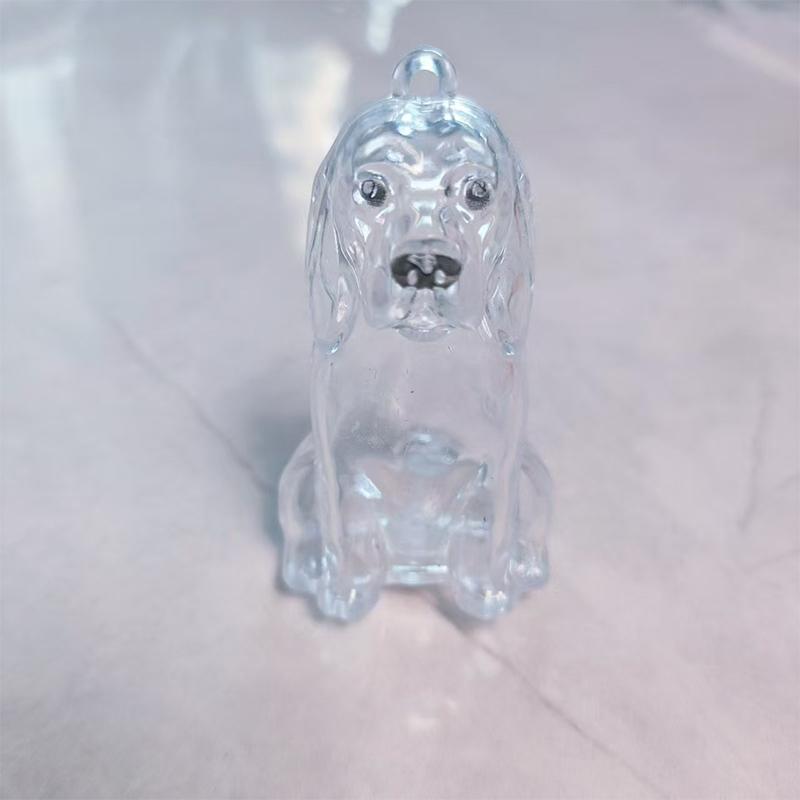 Прозрачная капсула-мемориал для щенячьей шерсти, контейнер для шерсти собаки питомца, подвеска-брелок для DIY декора, подарки для любителей домашних животных для домашнего показа