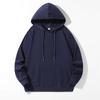 2024 Fashion Men Casual Hoodie Basic Pullovers Sweatshirts Loose Women Solid Color Hoodies Oversize Black Sweatshirt Tops