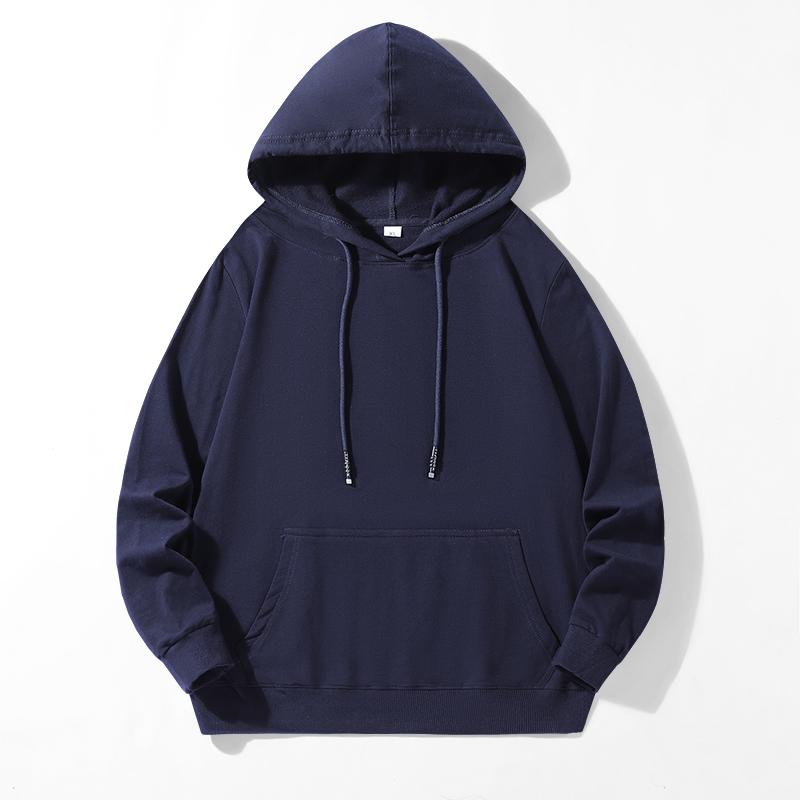 2024 Fashion Men Casual Hoodie Basic Pullovers Sweatshirts Loose Women Solid Color Hoodies Oversize Black Sweatshirt Tops