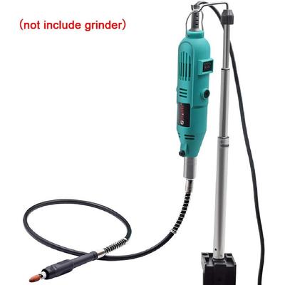 Держатель роторной шлифовальной машины с зажимом на гибком валу, держатель шлифовальной машины, подставка-вешалка для мультитулов с зажимом на стойке, многофункциональный инструмент, удобный для Dremel