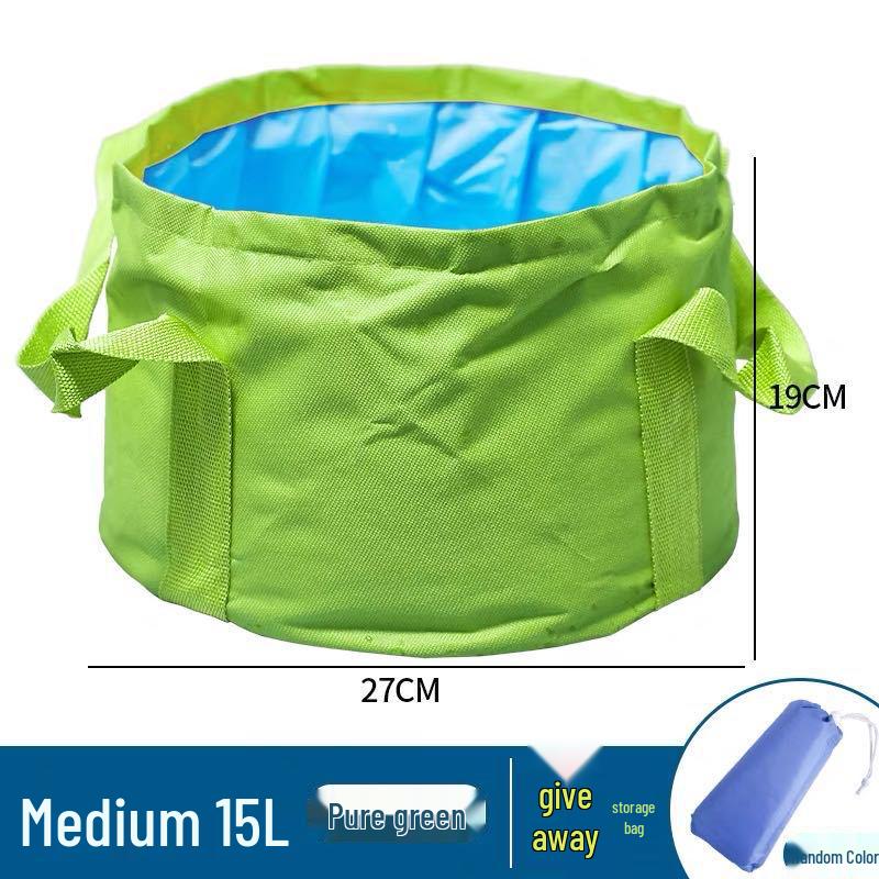 Складная дорожная ванночка для ног: Портативный таз для замачивания ног, умывания лица и стирки. Идеально для дома и улицы.