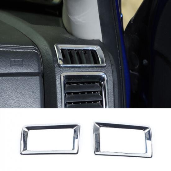 Center Console Air Vent Outlet Cover Trim Frame for Dodge Ram 1500 10-17 Chrome