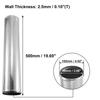 X Autohaux OD 34-102mm Length 20" 300mm 500mm Aluminum Alloy Tube Intercooler Pipe Straight 45 Degree  Air Intake Tube for Car