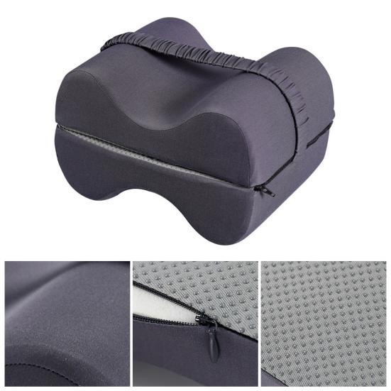 Leg Pillow for Side Sleepers Memory Foam Knee Spacer Pillow Ankle Pain Relief Cushion
