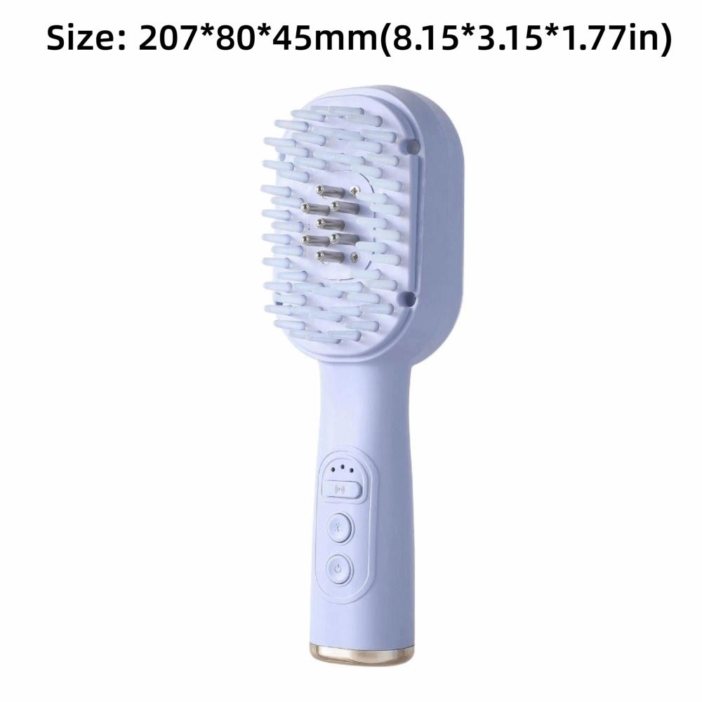 Blue Red Light Therapy Massage Comb Hair Growth Electric Massager Scalp Massage Brush