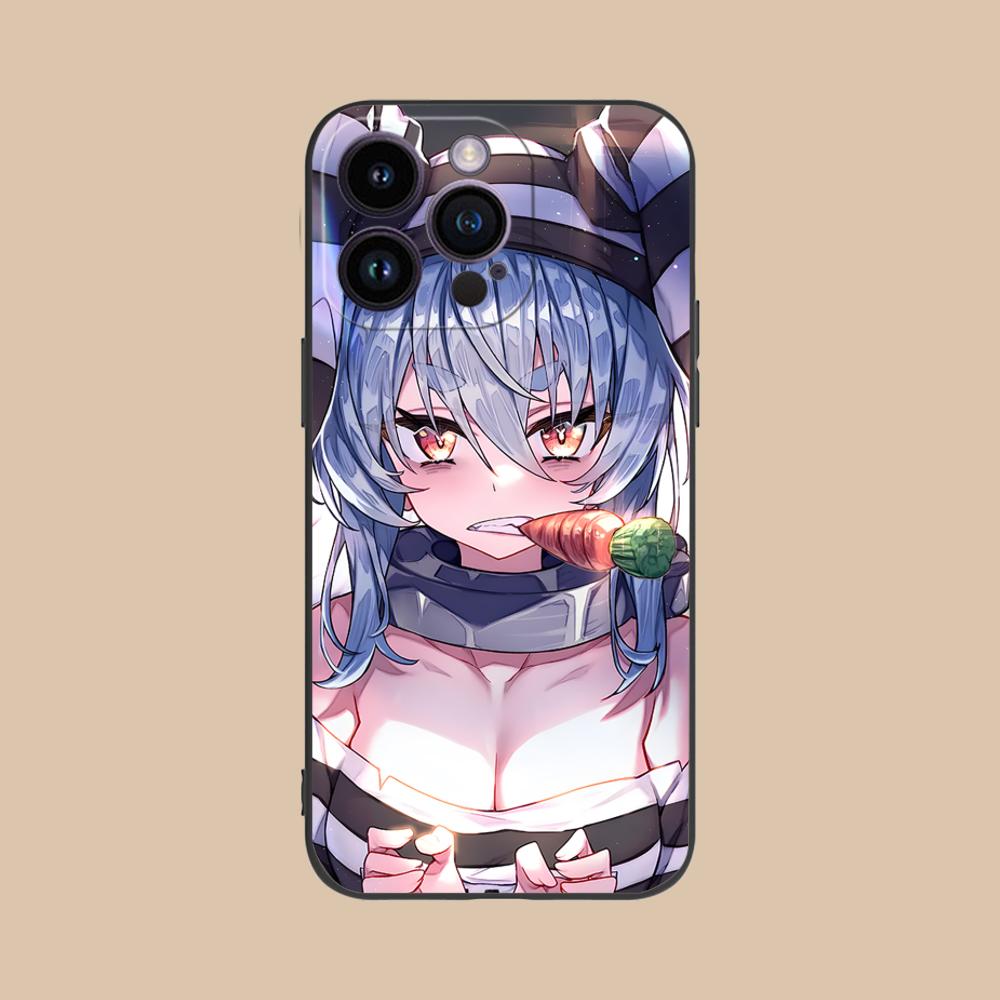Holo Usada Pekora Matte TPU Mobile Phone Case for iPhone 17 16 15 14 13 12 11 X XR XS 8 7 Air Pro Max Plus Mini Colorful Cover