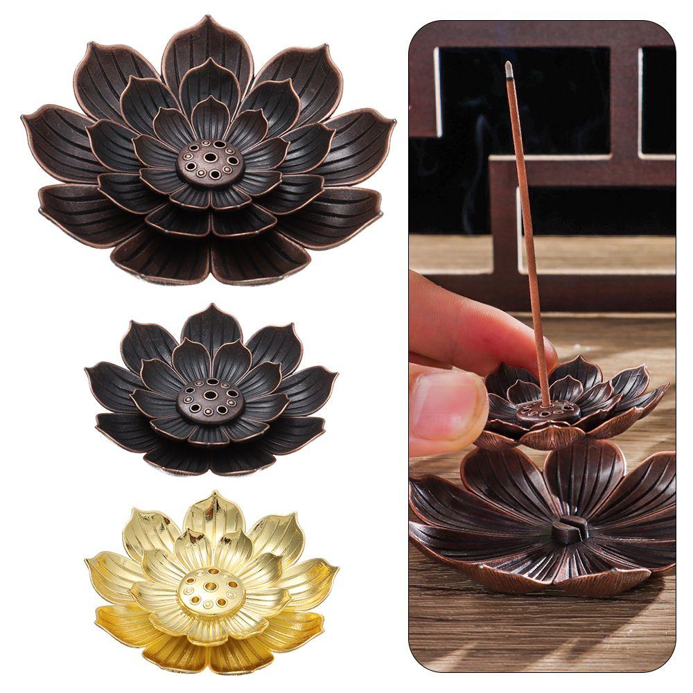 Студии Домашний Декор Йога Благовония-палочка вставлена Буддизм Лотос Подставка для благовоний Курильница