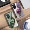 Большие розовые бриллианты для Samsung Galaxy S10 4G S20 11E 30 S21 22 S24 Fe Pro S23 S25 Ultra 5G S9 Чехол для телефона из закаленного стекла