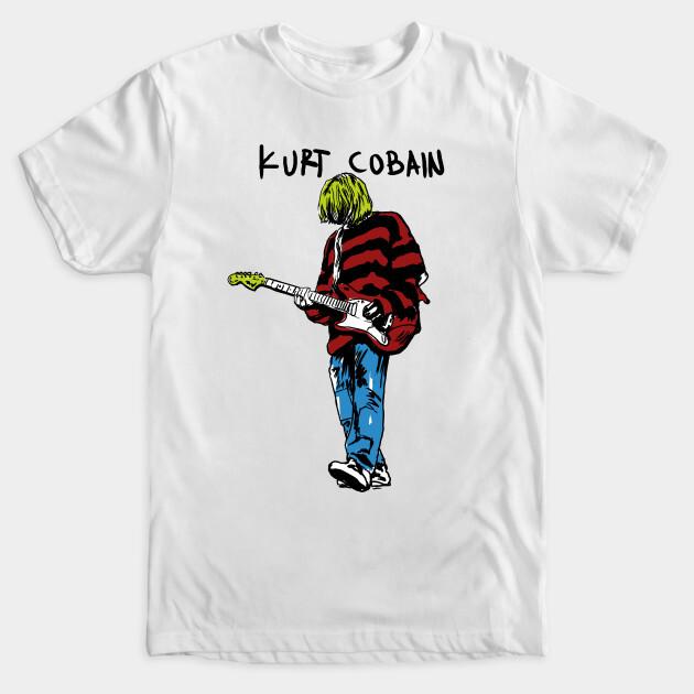 Винтажная футболка Курта Кобейна Nirvana Smells Like Teen Spirit Nevermind Aneurysm Унисекс футболка