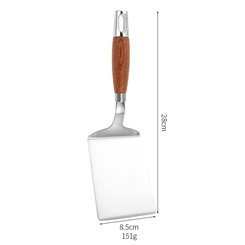 Stainless Steel Teppanyaki Spatula for Steak, Pizza, and Pancakes
