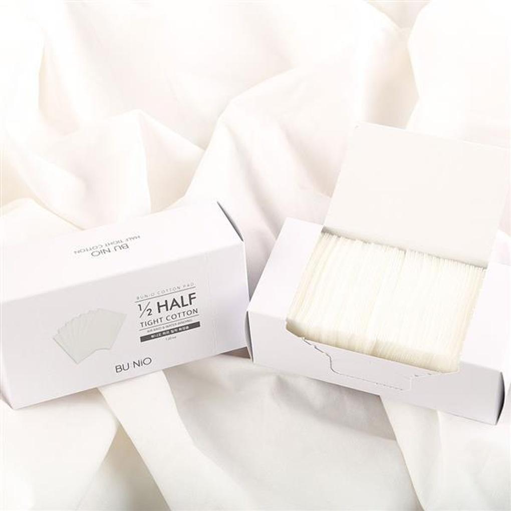 BU:NiO Half-Adhesive Cotton Pads (For Toner Packs) 120p