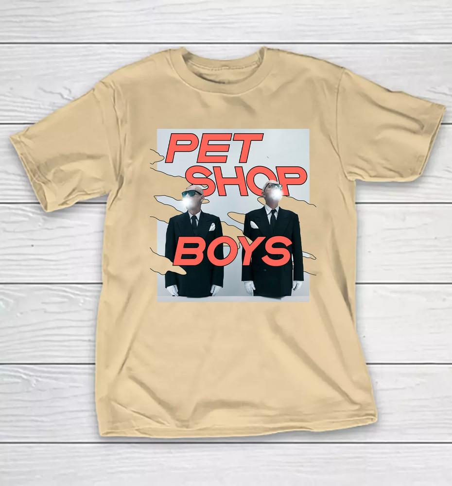 НОВЫЙ Футболка с принтом группы Pet Shop Boys, Тур, Концерт 2025, Желтая, Все Размеры, AR1309, Унисекс