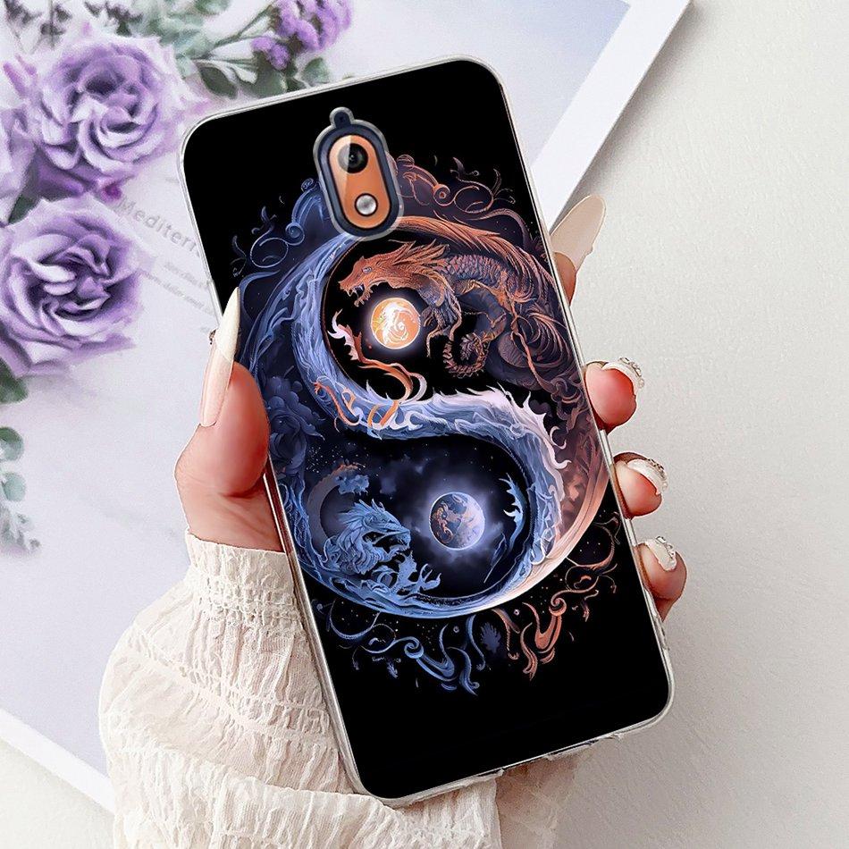 Для Nokia 3.1 Nokia3 Крутой Чехол для Телефона с Рисунком Дракона и Тигра Для Nokia 3 Nokia3.1 Мягкие Силиконовые TPU Чехлы