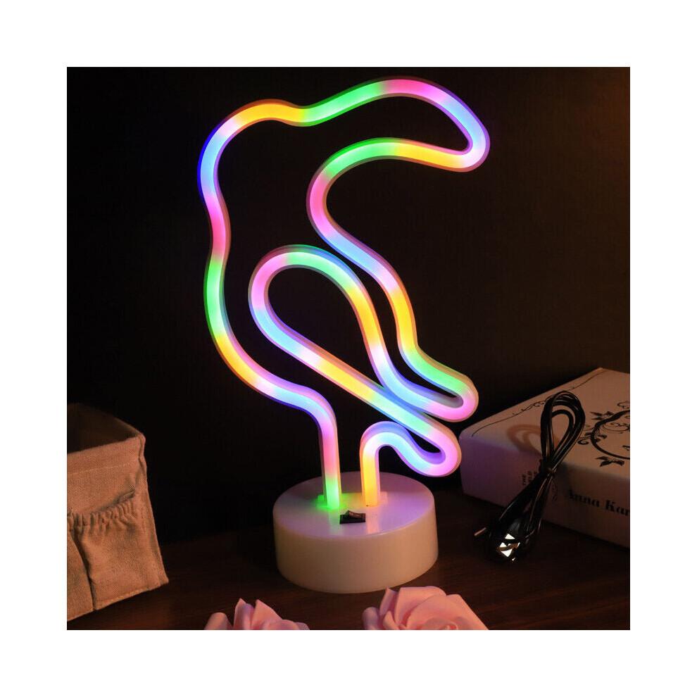 (Love sign light) Upgrade Neon Night Light Rabbit Vibrato Anchor Bigmouth Bird Creative Night Light Spot
