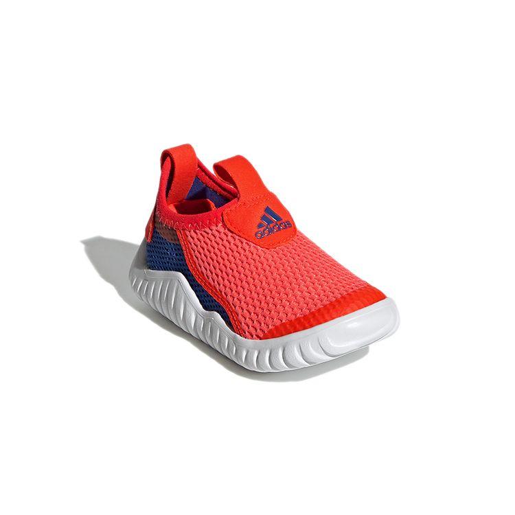 Adidas Rapida Comfortable Slip-On Breathable Low-Top Walking Shoes Baby Shoes Red Blue FZ3947