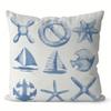 Colorful Sea Creatures And Coral Pillow Covers Pattern Cushion Cover Suitable For Sofa Bedroom Car Pillow Cover