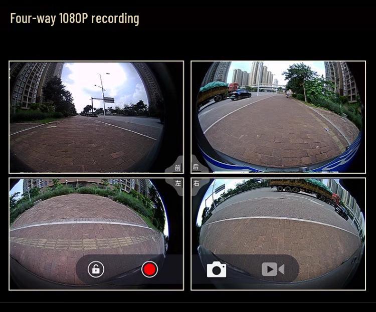 360° Panoramic Starlight Night Vision Right-Side Blind Spot Car Camera
