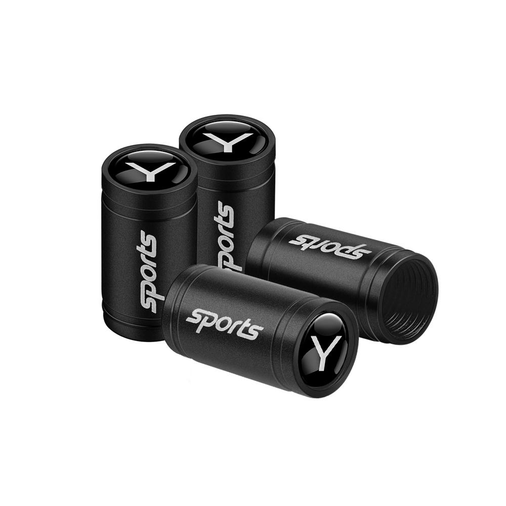 whalq7 4pcs Car Wheel Tire Valve Caps Tyre Rim Stem Covers for Tesla Model 3 Model S Model X Model Y Roadster SpaceX Cybertruck