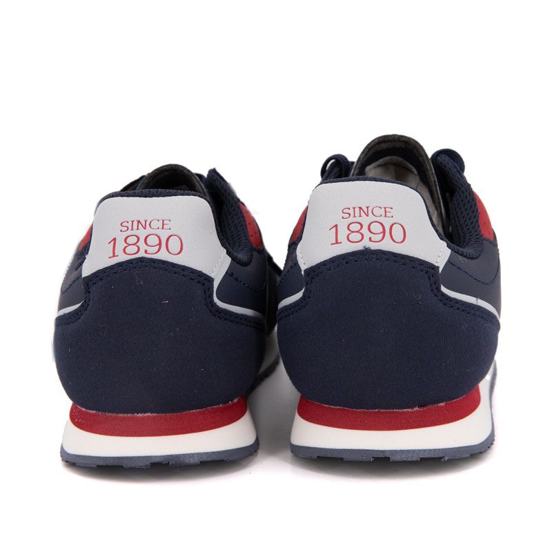 Синяя и белая детская футболка US POLO