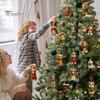 Подарочная коробка для мальчиков и девочек, Адвент-календарь с собаками, 2D акриловые украшения с породами, 24 дня, Рождественские креативные украшения для елки, Календарь обратного отсчета с