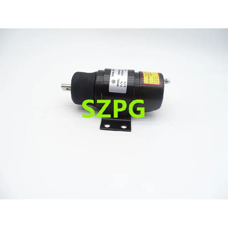 053400-0745 12V Fuel Stop Shutoff Solenoid Valve Suitable for Kato Excavator HD250 HD400 HD800