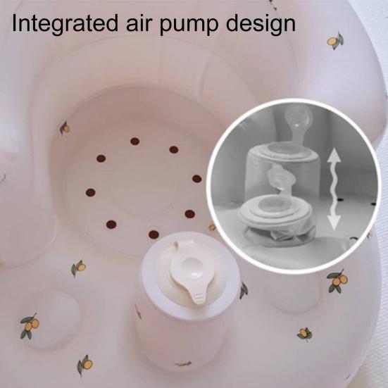 Непротекающее надувное детское кресло из ПВХ с рисунком медвежонка, надувное детское сиденье для бассейна