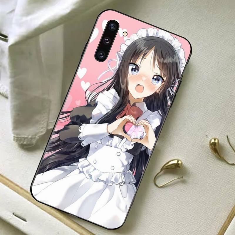 Милый чехол для телефона с девушкой-горничной для Samsung A51 A30s A52 A71 A12 для Huawei Honor 10i для OPPO vivo Y11