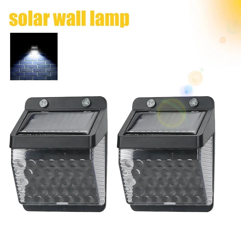 Solar LED Outdoor Light Garden Street Light Waterproof Human Sensing Home Garden Layout Balcony Decorative Step Stair Wall-Light