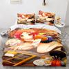 3D Printed Kawaii Girl Bedding Set Anime Sexy Girl Duvet Cover Double Twin Full Queen King Adult Kids Bedclothes Quilt Cover