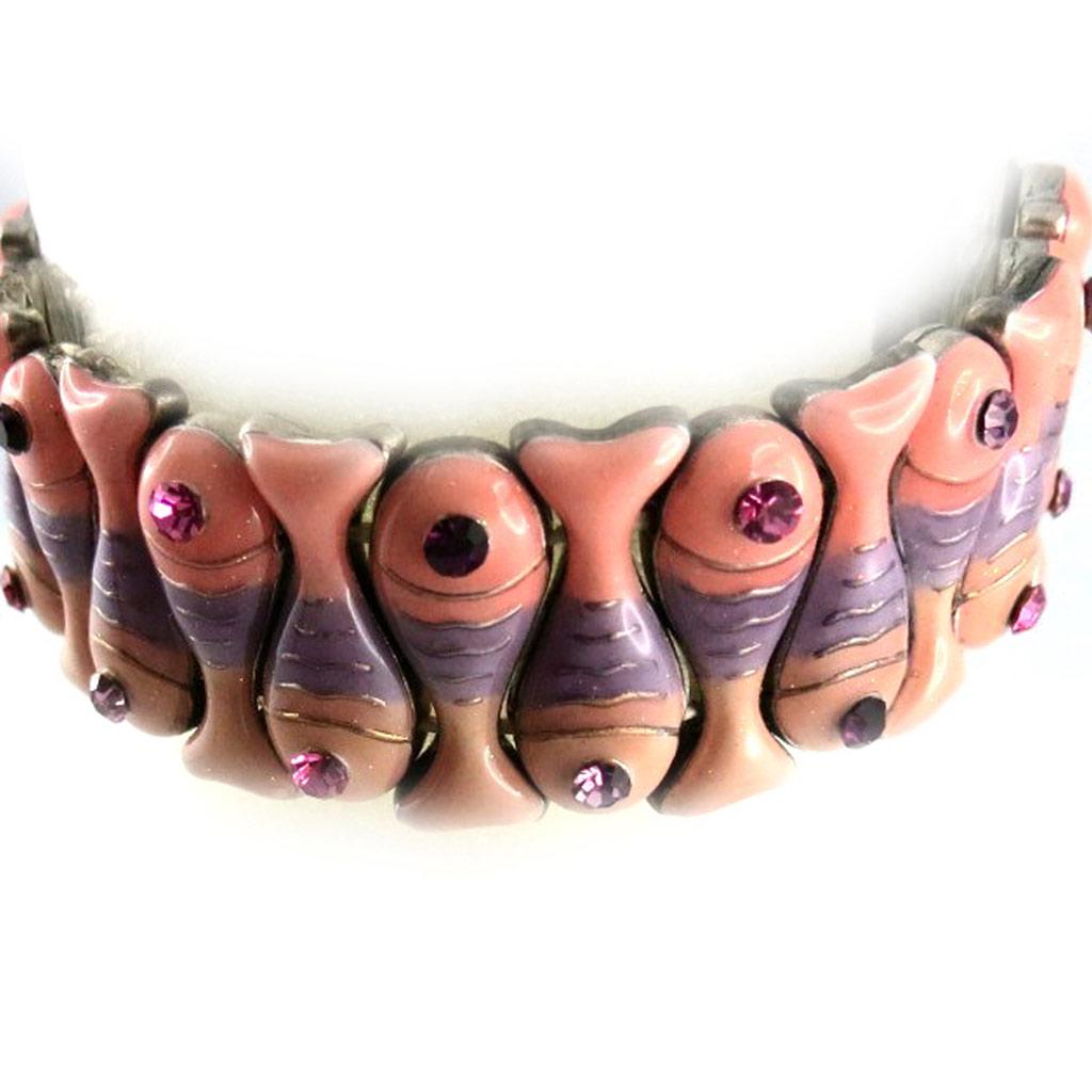 Les Trésors De Lily [E0431] — Дизайнерский браслет Thalassa розово-лилового цвета.