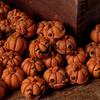 16Pcs Creative Miniature Halloween Decor Resin Resin Pumpkin Statue  Office Desktop