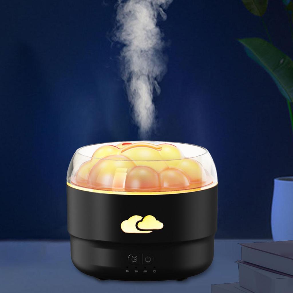 Essential Oil Diffuser Silent Mist Humidifier Table Desk Air Humidifier LED Lights for Housewarming Yoga Christmas Bedroom SPA