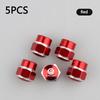 5Pcs Car Wheel Tire Valve Caps Air Stem Lavida Rline Tyre Plug For Volkswagen VW GTI Golf 7 Polo Tiguan Passat Jetta AccessoriesPC5