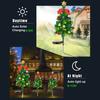 Christmas Tree Solar Lamp with Small Bell Waterproof Automatic Charging No Wiring Required Garden Lawn Lamp Landscape Lighting