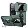 Чехол-подставка с держателем для пальца, слотом для карты и защитой камеры для Xiaomi Redmi Note 14 Pro + Note14 Pro, Гибридный бронированный чехол