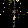 1 Piece Christmas Tree Decoration Acrylic Transparent Hanging Ornament Ice Crystal Pendant Snowflake Ice Crystal Iron Pendant