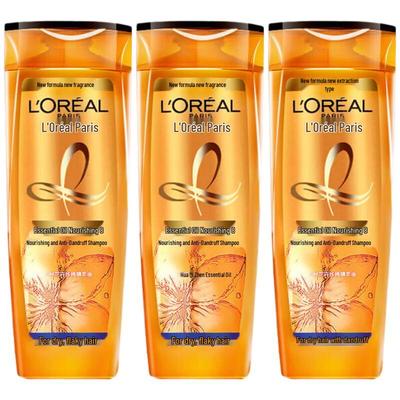 Шампунь против перхоти L'Oréal с маслами