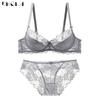 DKGEA Lace Bra Set Transparent Underwear Sexy Women Brassiere Plus Size