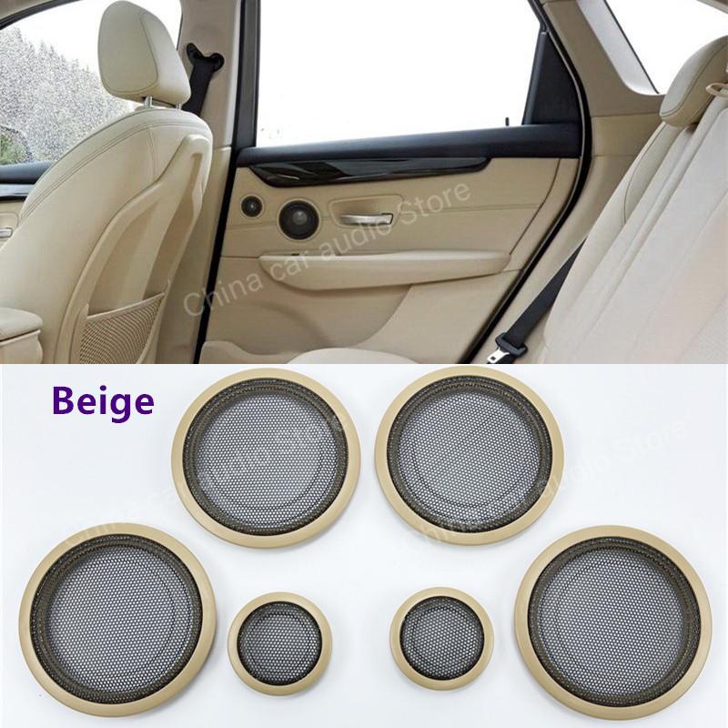 Чехлы на динамики передней и задней двери автомобиля для BMW F30 F31 F32 F33 F34 F48 F36 F80 F39 X1 X2 3 GT 2 4 Series Mid High Range Audio