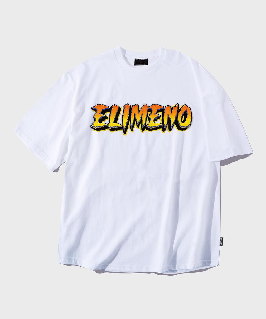 ELIMENO El Sub Burn Oversized Short Sleeve Tee White