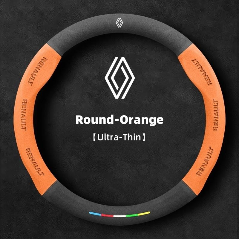 Внутренние наклейки Замшевая накладка на руль автомобиля Для Renault Scenic Clio Laguna 2 3 4 5 Kangoo Fluence Megane Trafic Talisman Tw