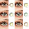 Colored Contact Lenses For Eyes Yearly Use Color Contact Lenses 1 Pair Eye Contacts With Color Blue Gray Lenses