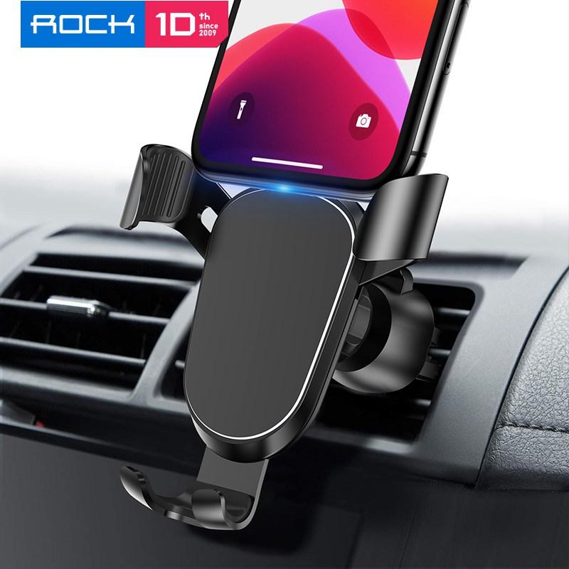Автомобильный держатель для телефона ROCK, держатель для мобильного телефона для автомобильного держателя, подставка для телефона, кронштейн, гравитационная поддержка в автомобиле