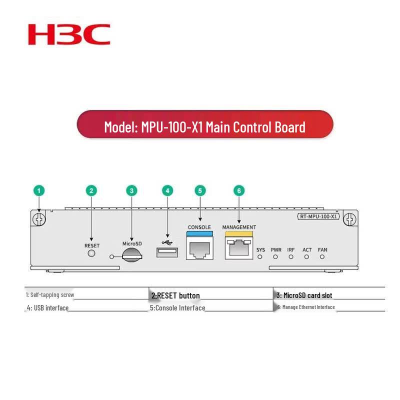 H3C MSR56 MPU-100-X1 Main Control Module