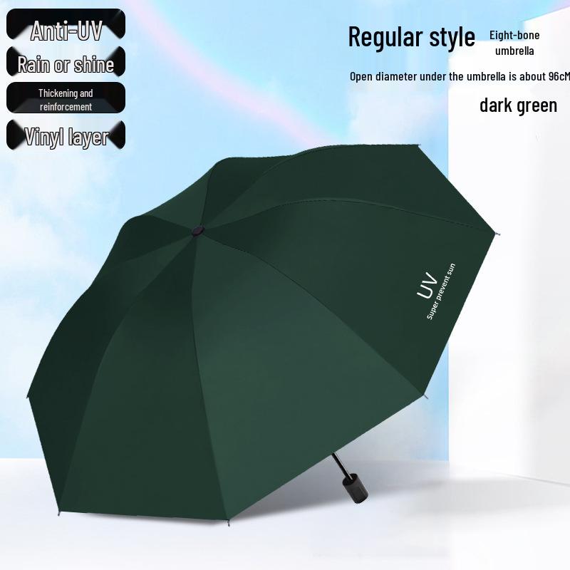 Очень большой зонт-солнцезащитный двойного назначения: Плотный, Усиленный, Складной для Солнца и Дождя
